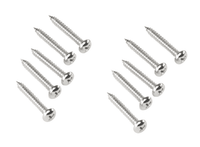 Set of twelve stainless steel self-tapping screws for solar bracket installation