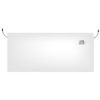 White backsheet of Sunman eArc flexible solar panel with technical specification sticker
