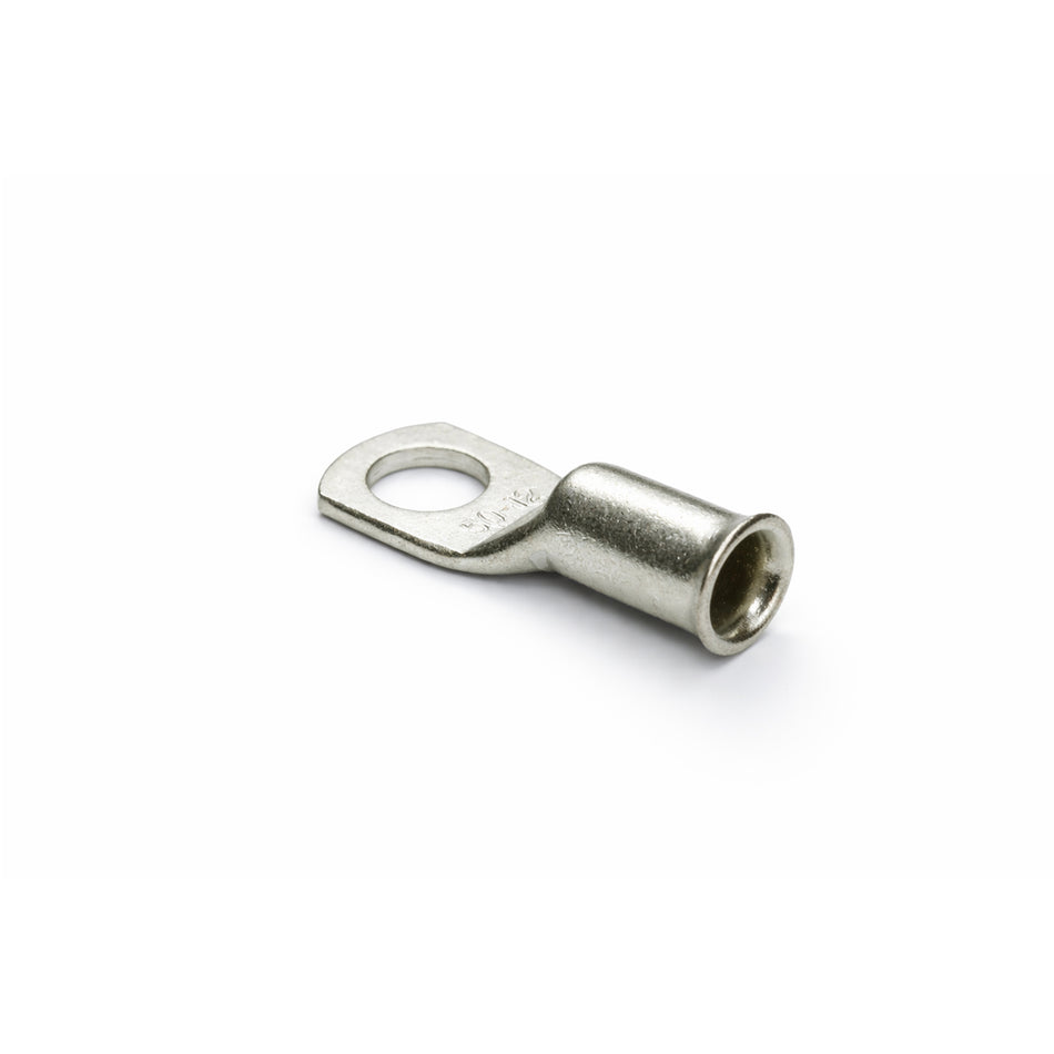 Sealed bag of ten 50mm² tinned copper bellmouth lugs with M12 stud hole label