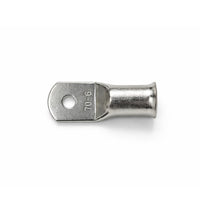 Sealed bag of ten 70mm² tinned copper bellmouth lugs with M6 stud hole label