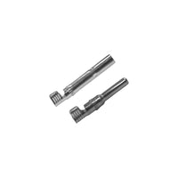 Pair of tinned copper metal crimp terminals for solar connectors