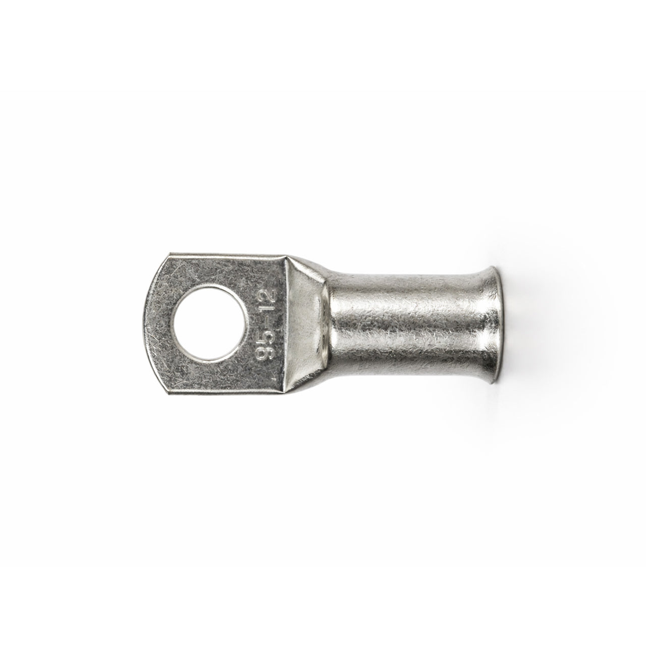 Top-down view of 95mm² M12 copper lug with size identification markings