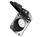 Transco 15A Black Caravan Power Outlet