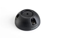 Side view of the black UV-resistant plastic housing for a Scanstrut vertical cable seal