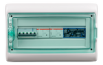 Front view of Victron Energy 63A anti-islanding box with IP65 weather-resistant enclosure