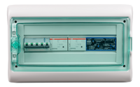 Front view of Victron Energy 63A anti-islanding box with IP65 weather-resistant enclosure