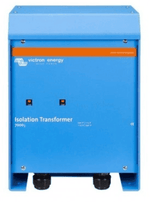 Front view of Victron 7000W 230V isolation transformer in blue metal enclosure