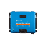 Front view of Victron BlueSolar MPPT 250/100 solar charge controller with terminal covers