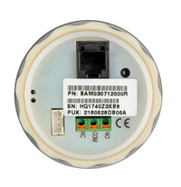 Back of BMV-712 monitor head showing RJ12 port and relay connection terminals