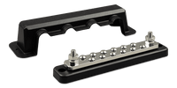 Victron 250A busbar with 12 terminal screws and detachable black ABS cover
