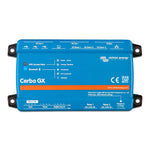 Front panel of a Cerbo GX MK3 system controller showing LED indicators and port labels