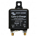 Victron Cyrix-Li-Charge 120A intelligent charge relay with M8 terminal studs and mounting tab
