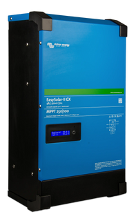 Angle view of Victron EasySolar-II GX 48/5000 showing wall-mounting form factor