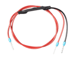 Victron inverting remote on-off cable with red and black wires and blue insulated crimp terminals