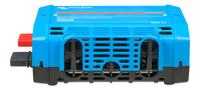 Angled front view of blue Lynx Class-T Power In unit showing vent patterns
