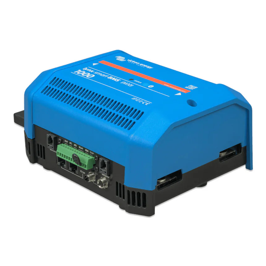 Angled left-side view of Victron Lynx Smart BMS 1000 NextGen
