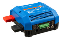 Perspective view of Victron Lynx Smart BMS showing bottom connectivity ports for system integration