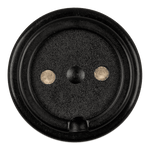 Front face of the magnetic MagCode power port showing dual circular contact points