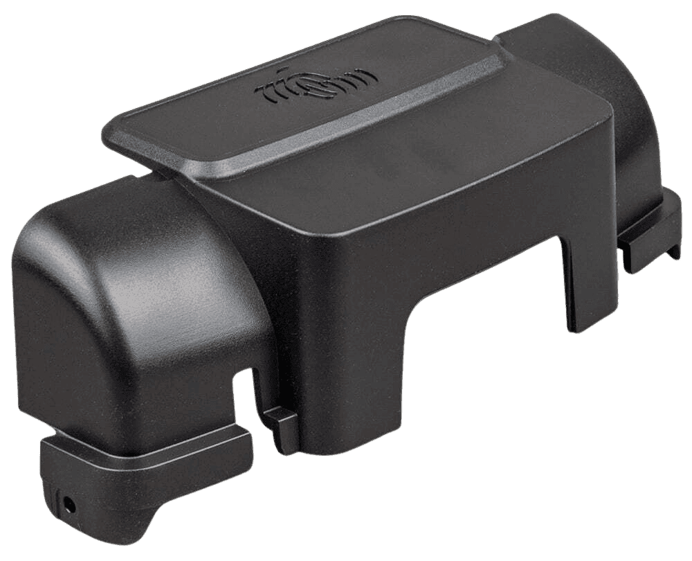 Black plastic terminal cover for Victron MPPT solar charge controller
