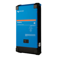 Perspective view of Victron MultiPlus 24V 2000VA steel enclosure with black end caps
