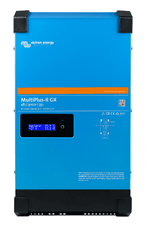 Front view of Victron MultiPlus-II GX 24V 3000VA inverter charger showing LCD display