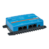 Angled view of the Nucleo GX system controller highlighting the robust blue housing