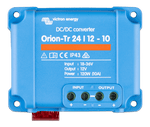 Front view of Victron Orion-Tr 24/12-10 DC-DC converter showing terminal markings