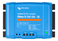 Front view of Victron Orion-Tr 24 to 24V isolated DC-DC converter with 12A output