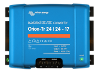 Blue Victron Orion-Tr 24/24-17 isolated DC-DC converter with 400W output power