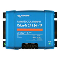 Blue Victron Orion-Tr 24/24-17 isolated DC-DC converter with 400W output power