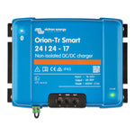 Front view of Victron Orion-Tr Smart 24/24-17 non-isolated DC-DC charger showing interface and labels