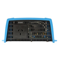Front view of Victron Phoenix 12/800 inverter showing 230V AU/NZ AC outlet and cooling vents
