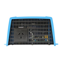 Victron Phoenix 12V 500VA inverter showing the AU NZ 230V AC socket and ventilated front panel