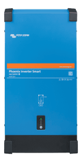 Front view of blue Victron Phoenix Smart Inverter 24/5000 with status LEDs