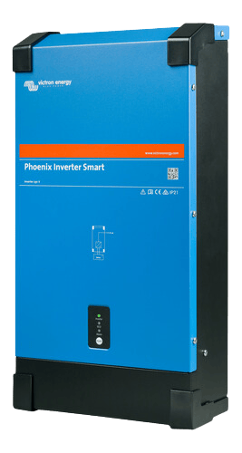 Angled view showing the side and front of the Phoenix Smart 3000VA inverter