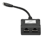 Victron RJ45 splitter with one male plug on a 15cm cable and two female sockets