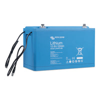 Perspective view of Victron Smart LiFePO4 battery highlighting the side mounting handle slot