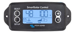 Front view of Victron SmartSolar pluggable LCD display with status icons and control buttons
