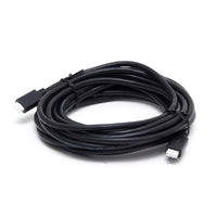 Coiled 5m black VE.Direct cable with 4-pin white connectors