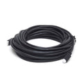 Black 10m VE.Direct cable featuring one right-angle connector and one straight white connector
