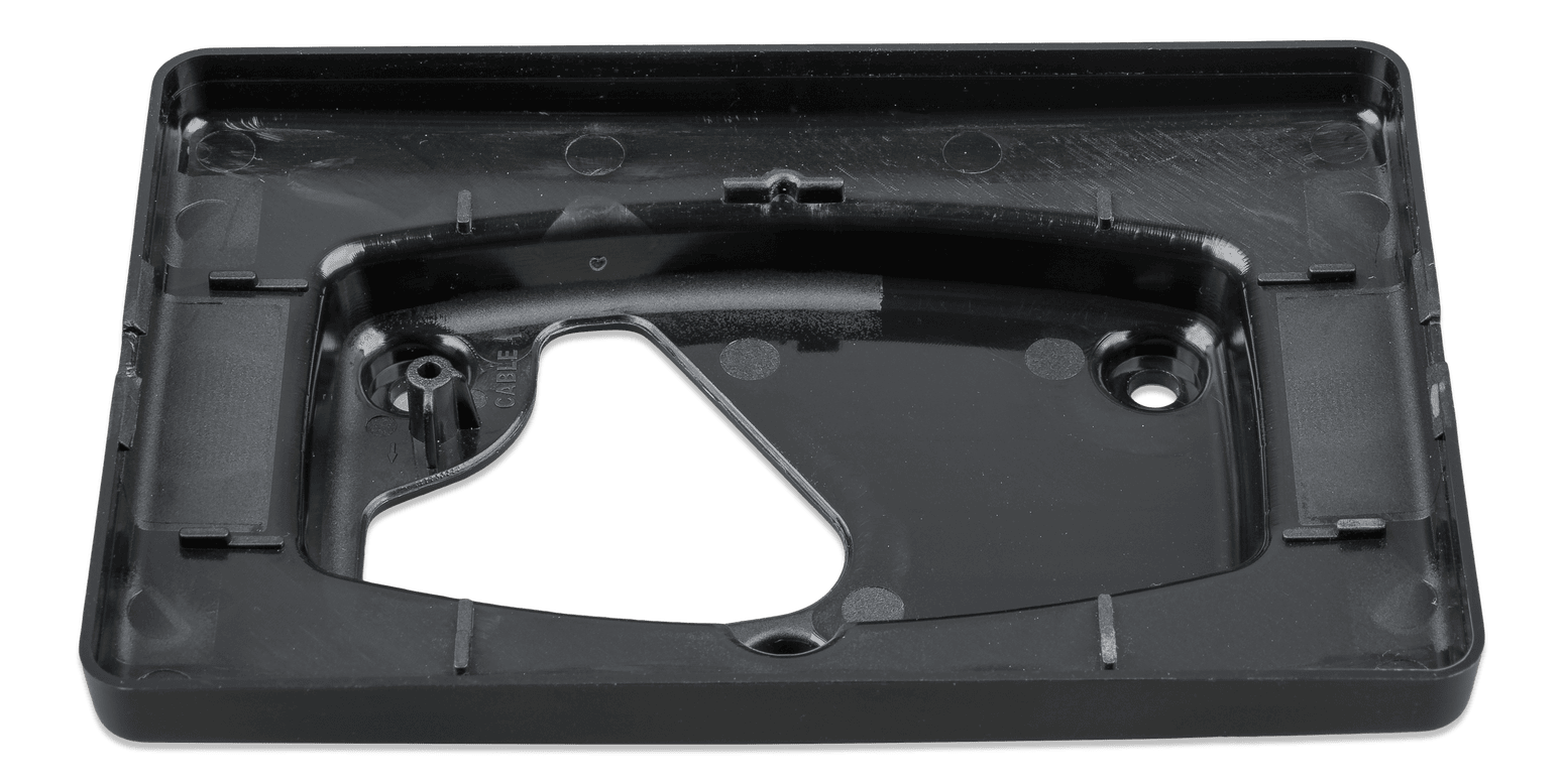 Internal angled view of the GX Touch 70 wall mount bracket structure
