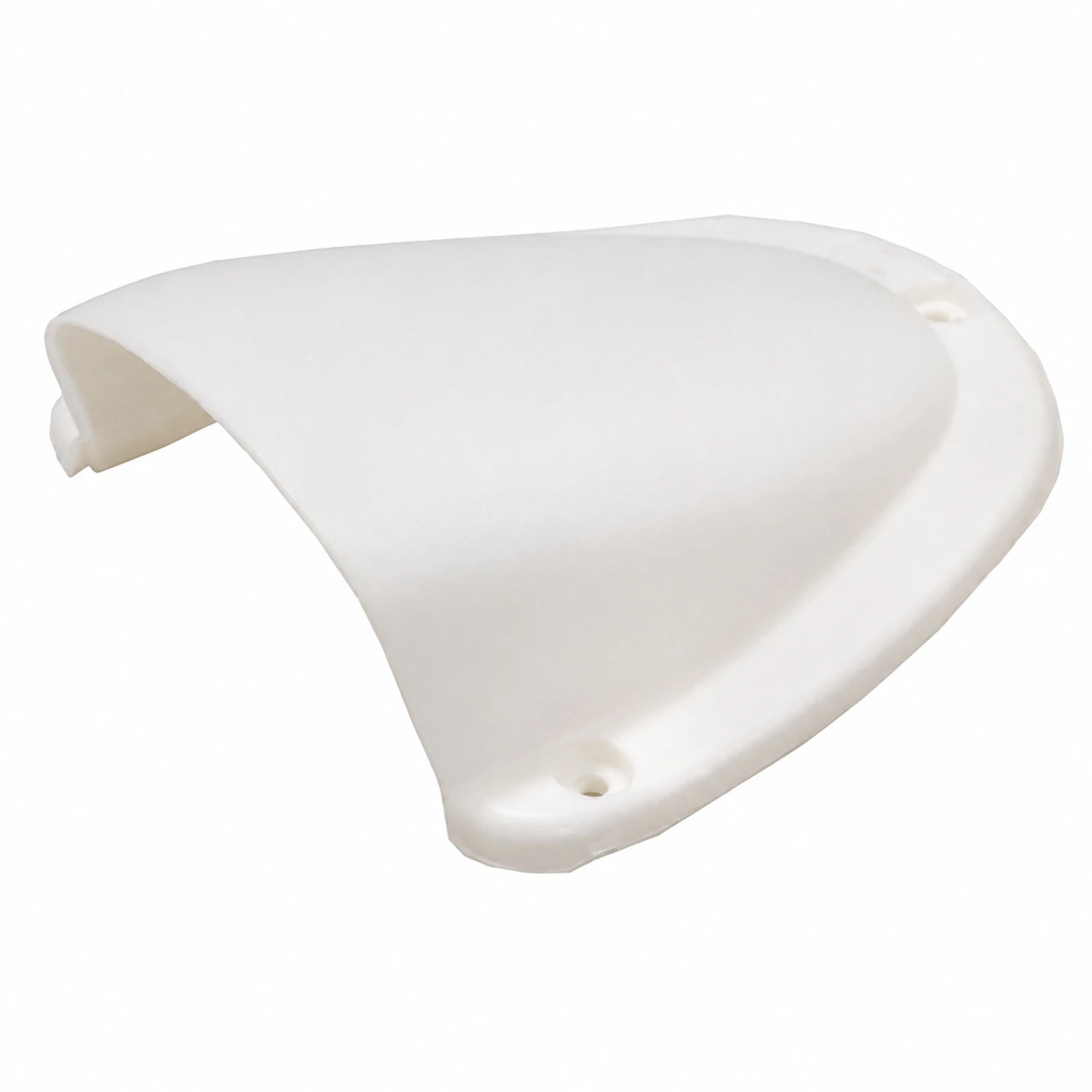 White UV stabilised marine grade nylon clamshell cable entry cover