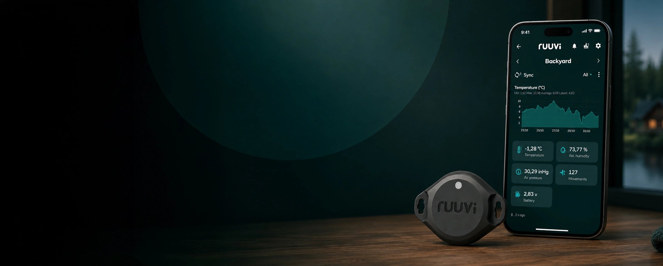 Ruuvi product range showroom