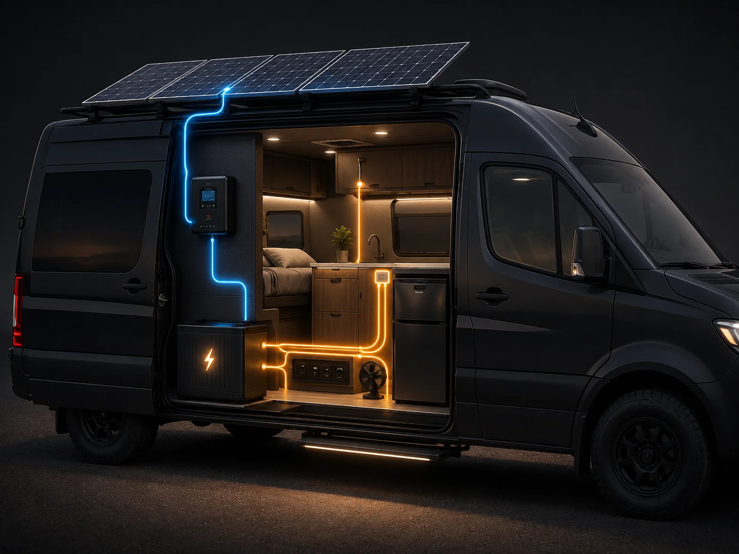 SPEC van wiring layout